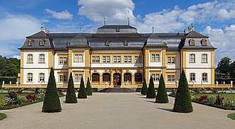 Sommerresidenz in Veitshöchheim inmitten eines Rokokogartens